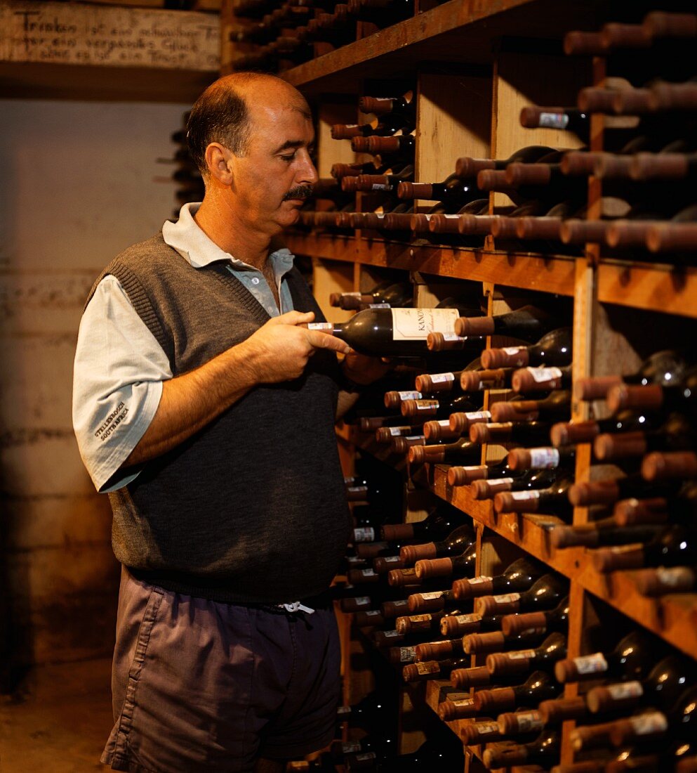 Beyers Truter, wine grower from Kanonkop Winery, Stellenbosch