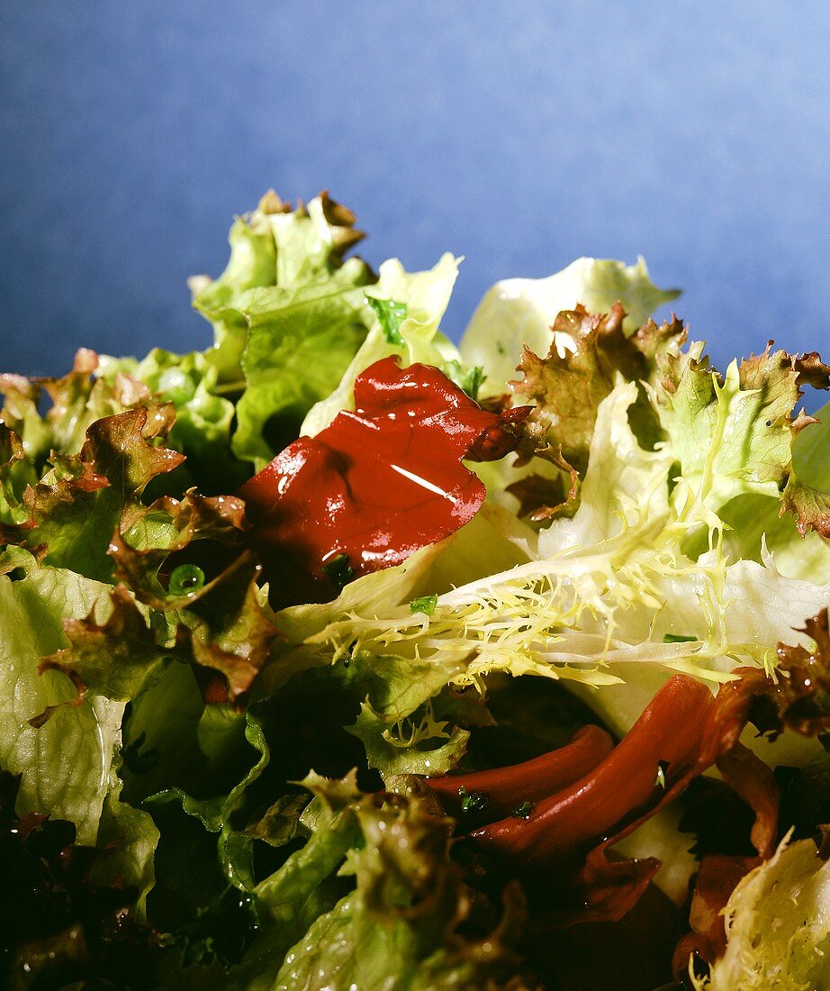 Mixed salad leaves