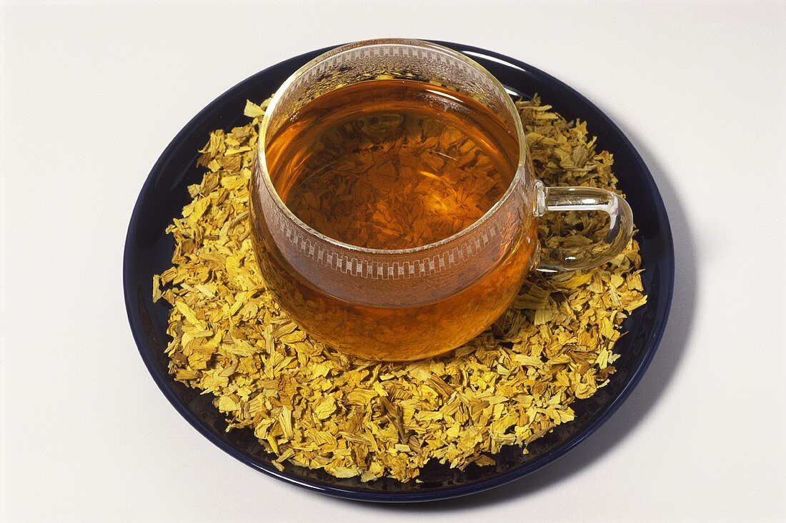Sunflower tea (Helianthus annuus)
