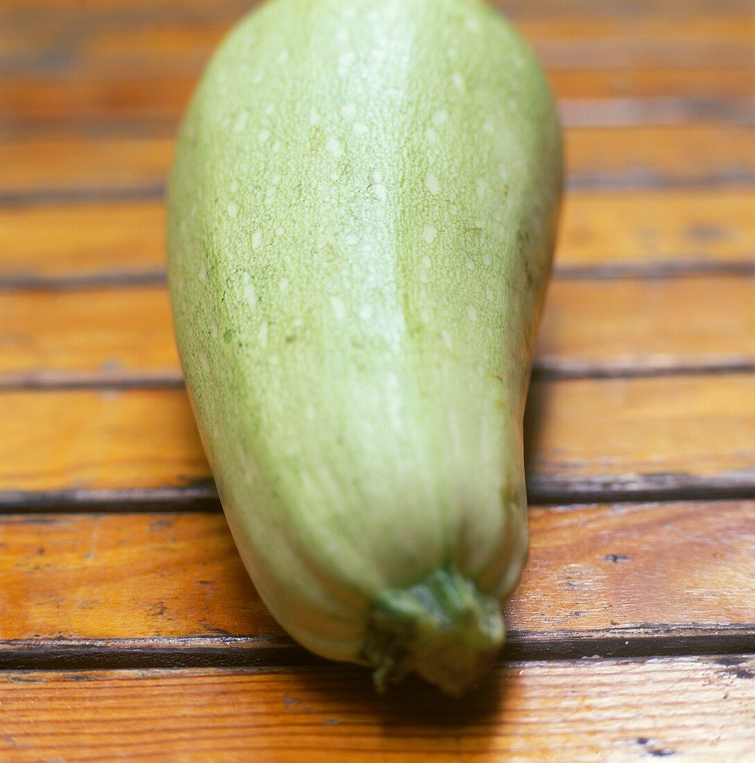 Pale-green giant courgette