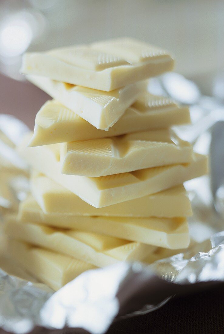 White chocolate, in pieces