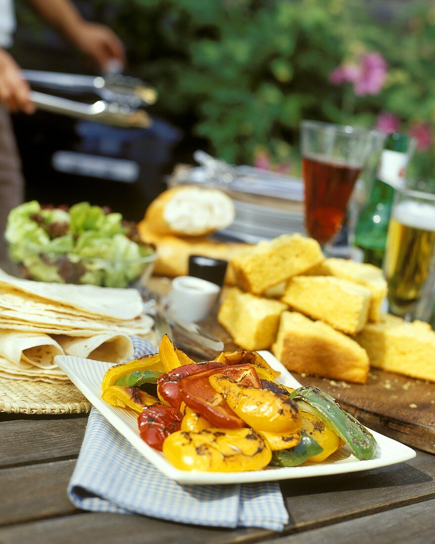 Gegrillte Paprikaschoten