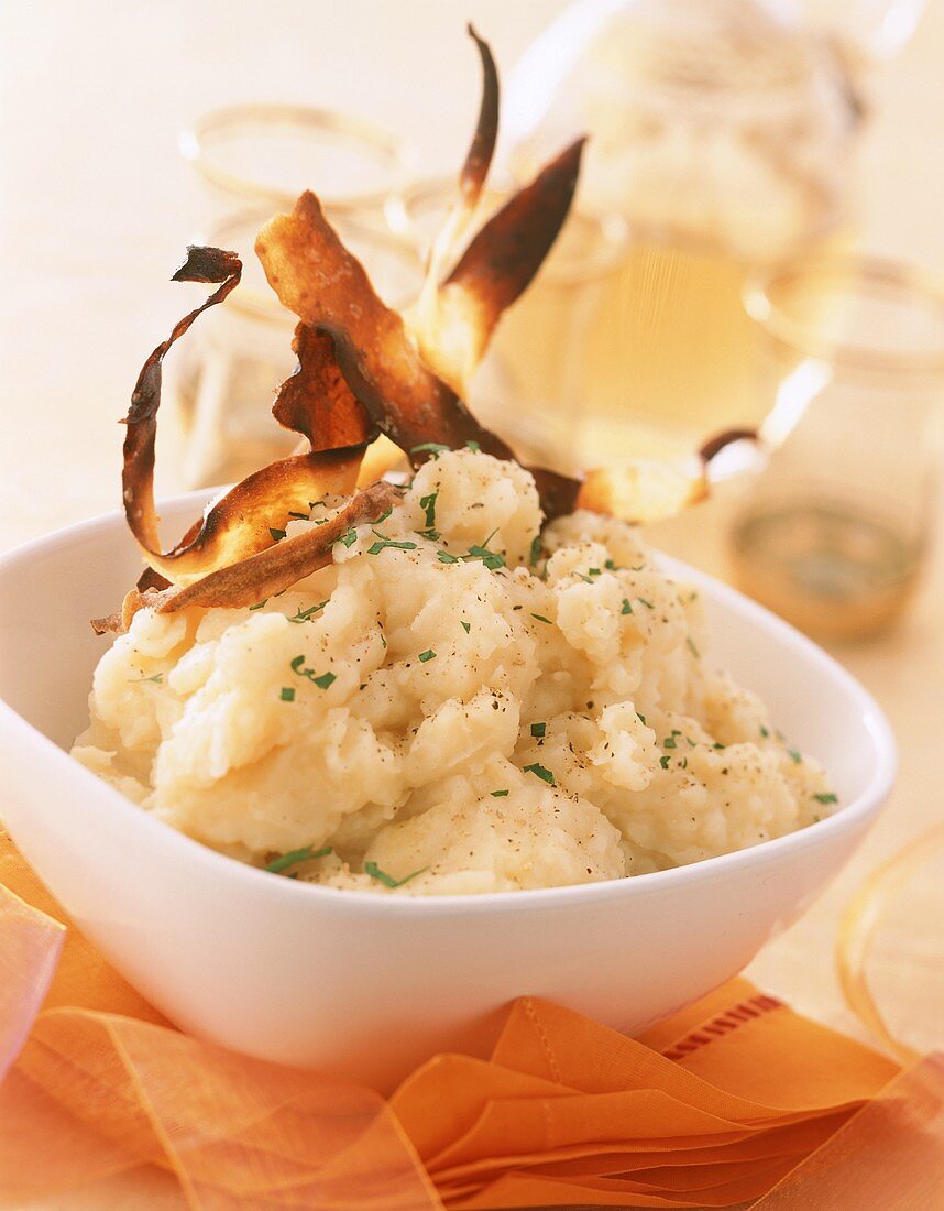 Mashed potato with parsnips