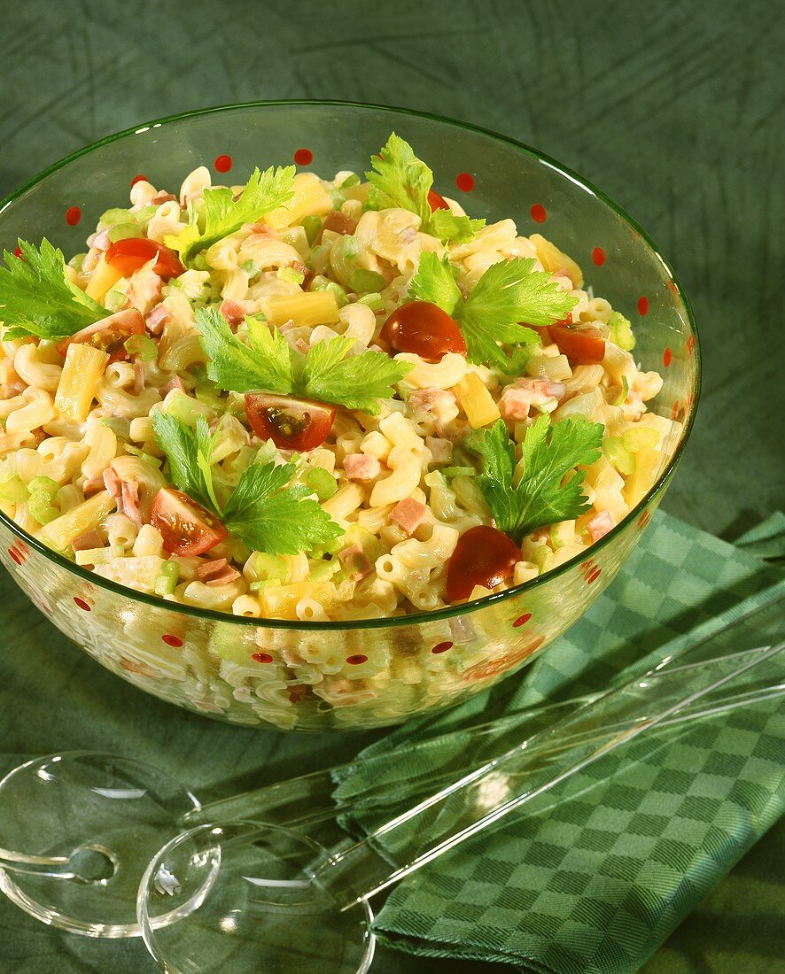 "Hawaiian" pasta salad