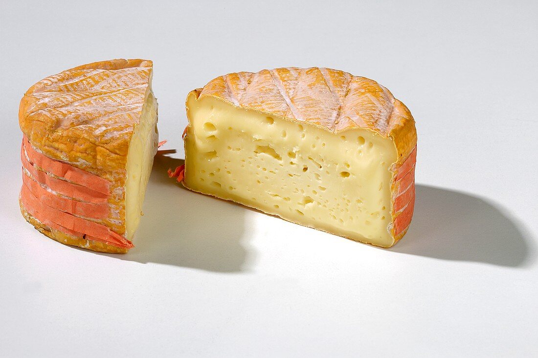 Livarot (red-smear cheese from Normandy in France)