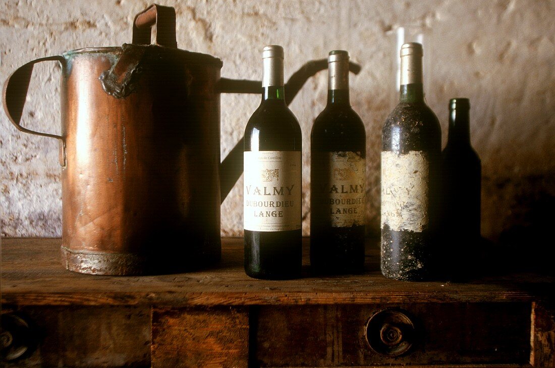 Several vintages of Valmy, Château de Chainchon, Bordeaux