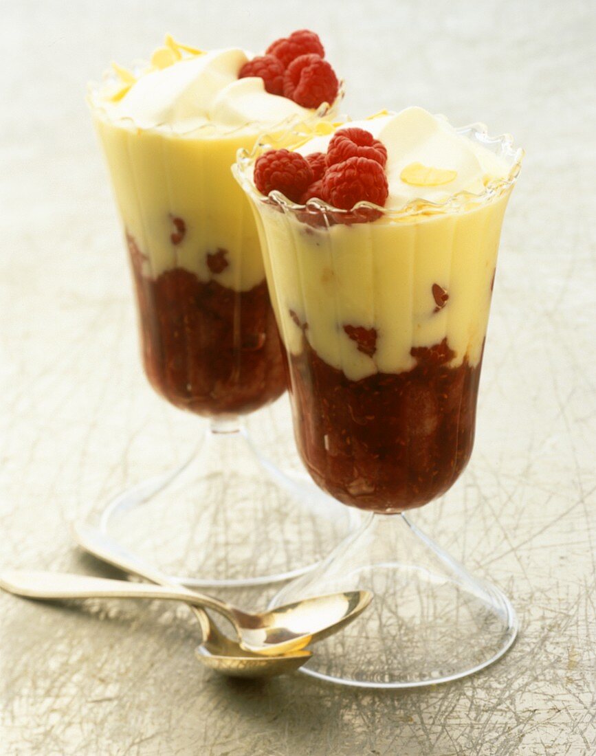 Raspberry trifle