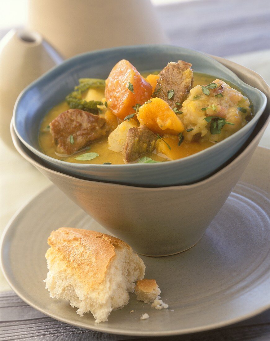 Lamb stew with vegetables