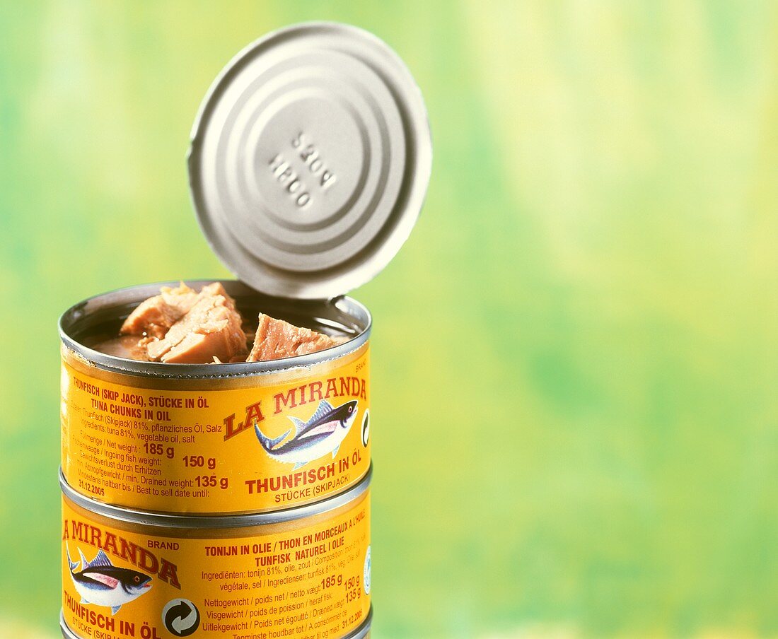 Tins of tuna