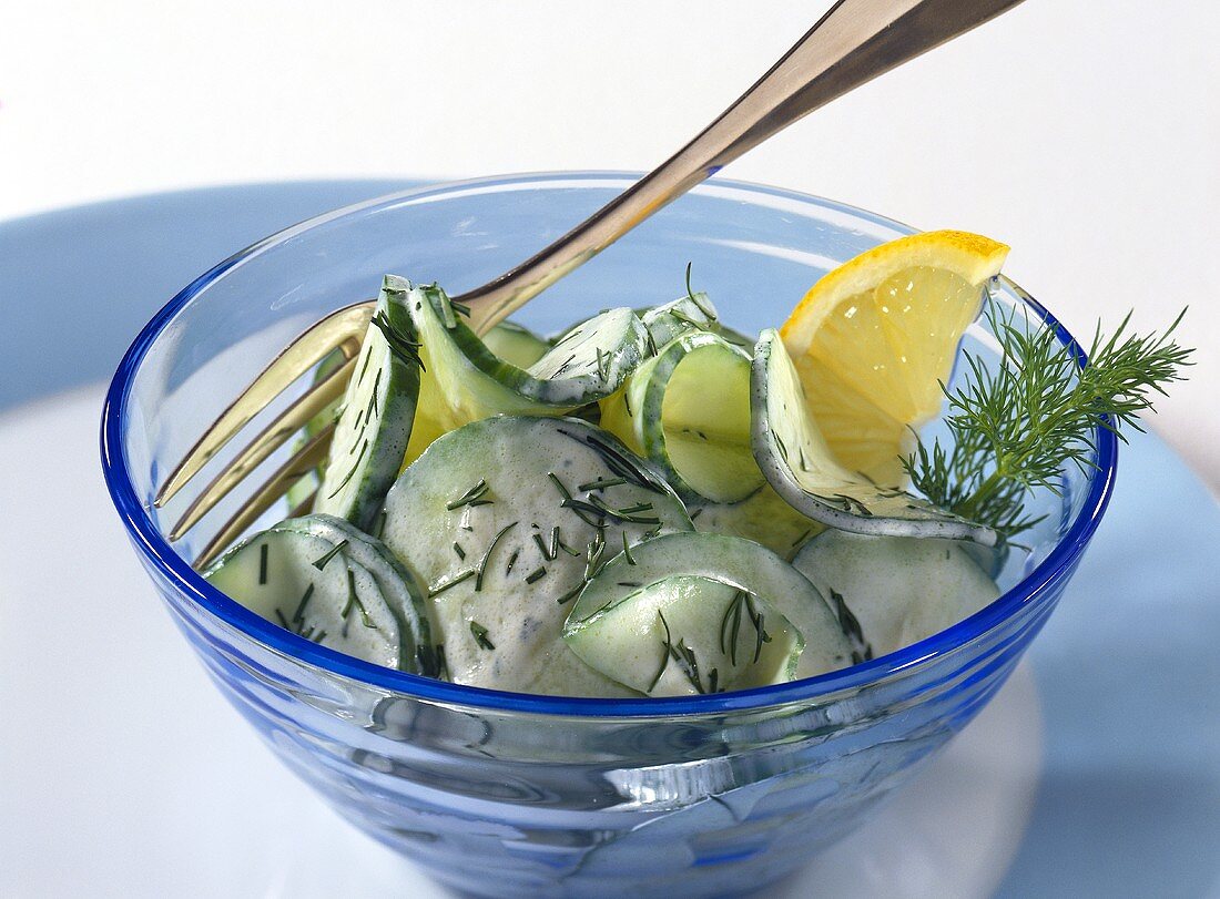 Gurkensalat mit Dill