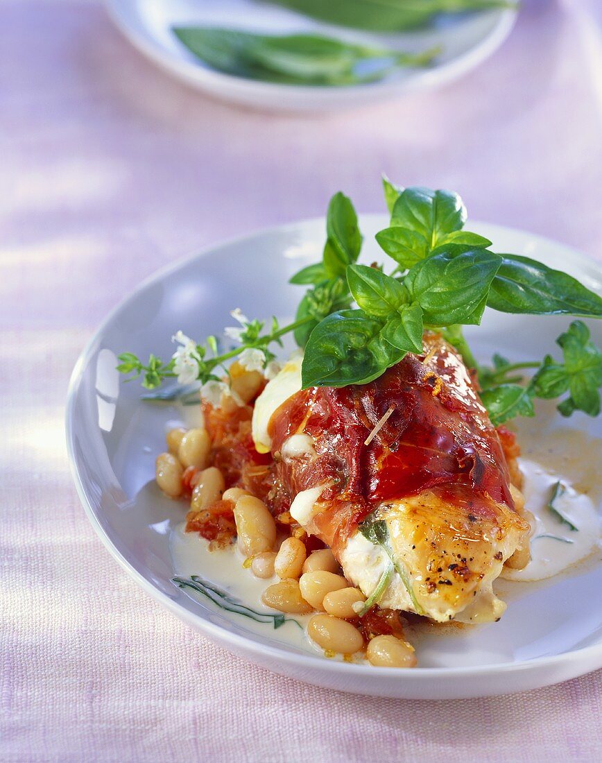 Petto di pollo ripieno (Stuffed chicken breast, Italy)