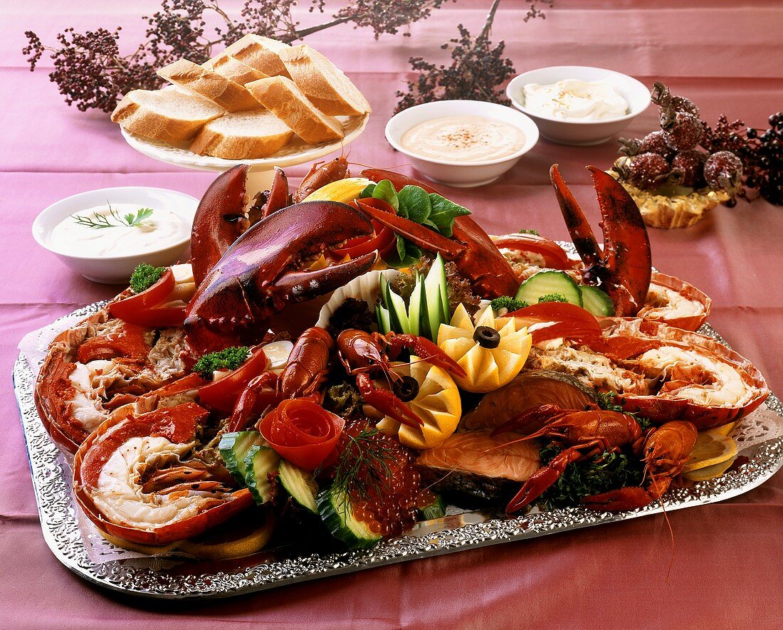 Seafood and fish platter