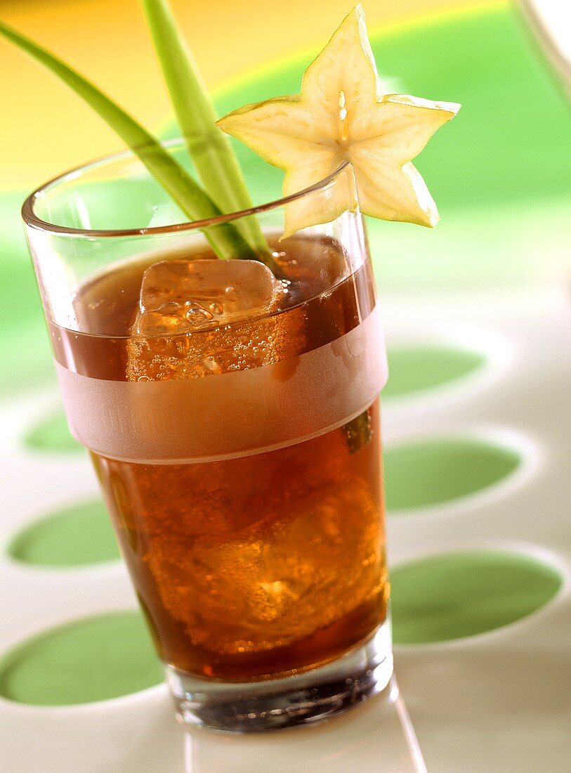 Long Island Ice Tea in long drink glass