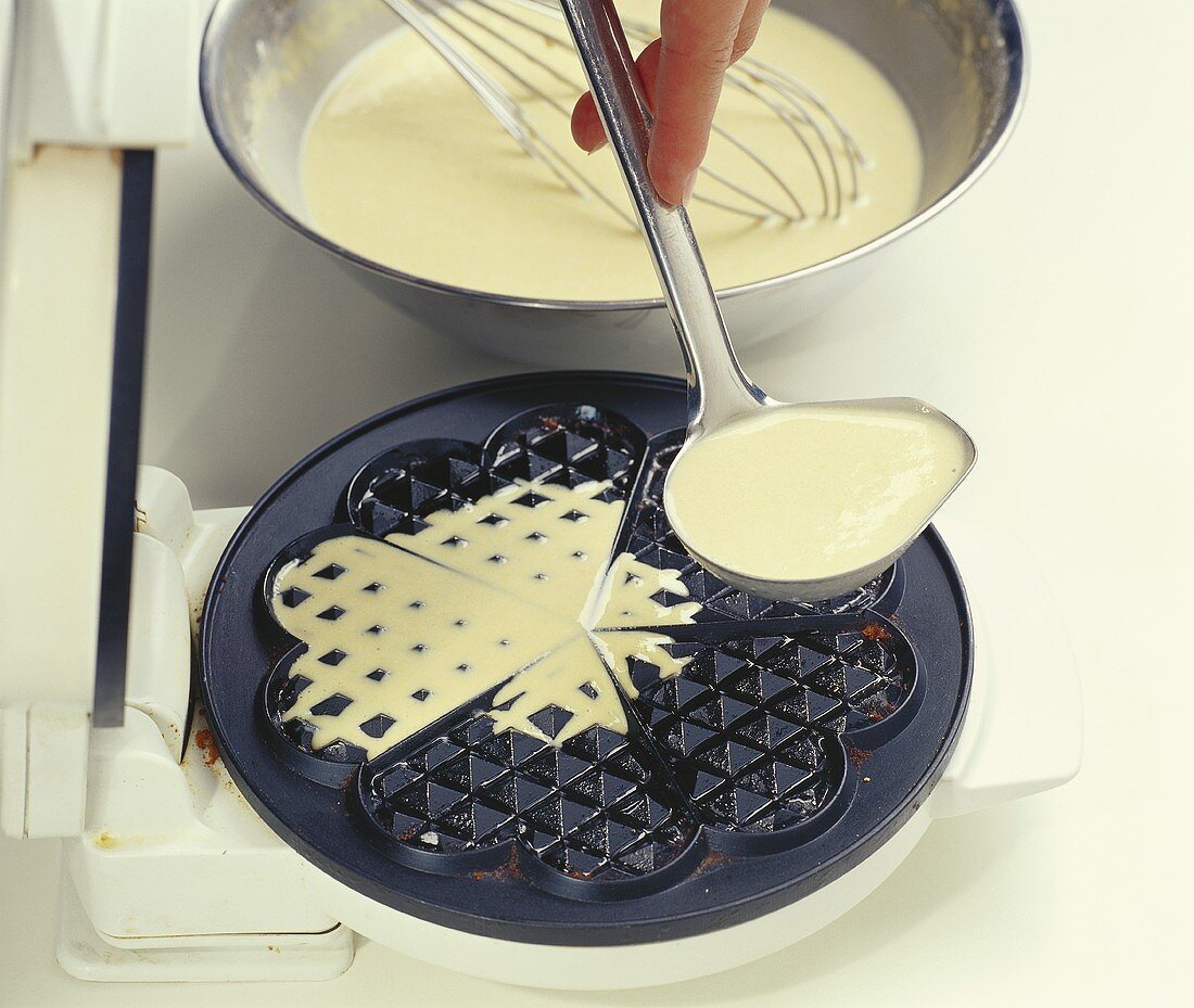 Preparing waffles