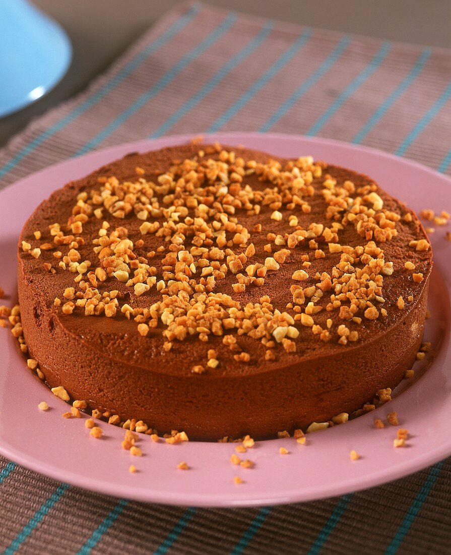 Gâteau truffé au chocolat (chocolate truffle cake, France)