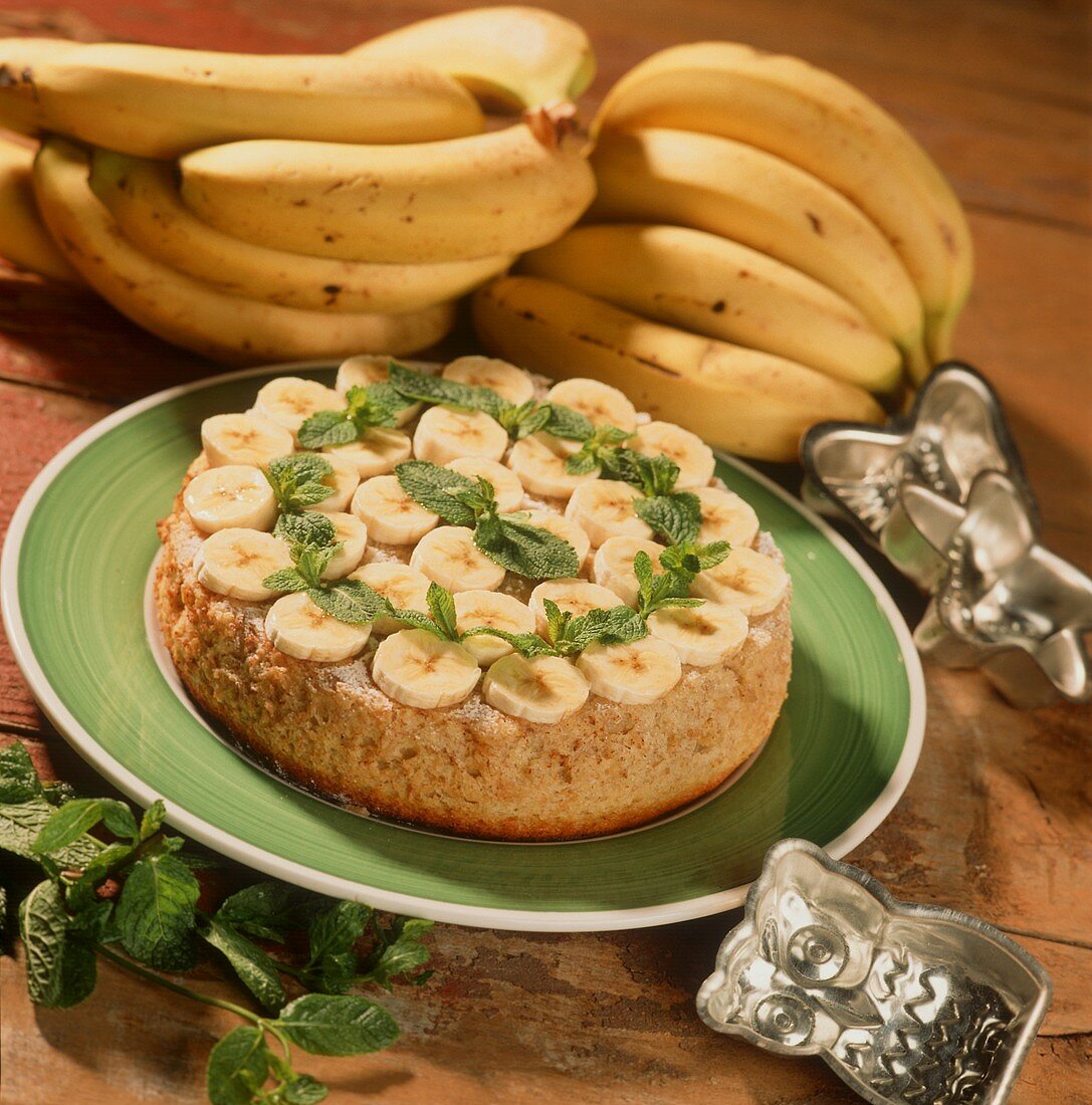 Bananen-Minz-Kuchen