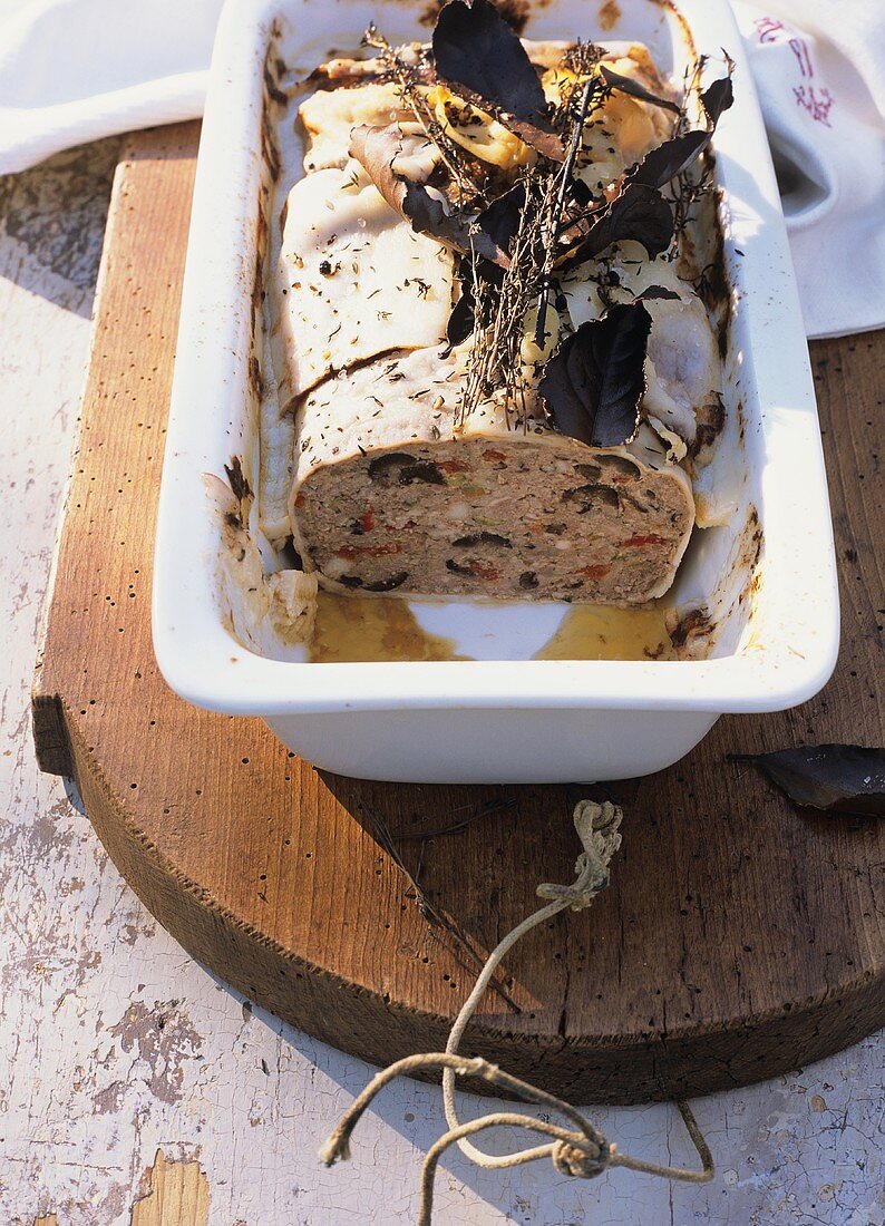 Terrine Provençale (Schweinefleischterrine, Frankreich)