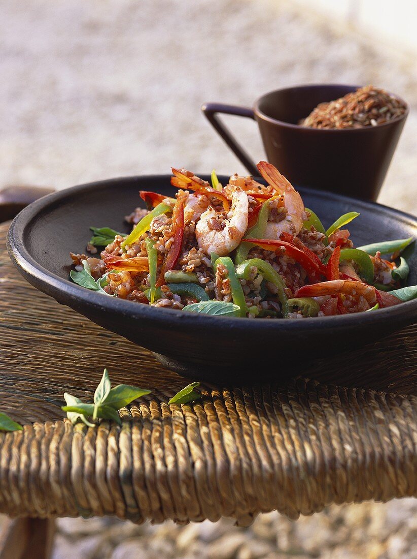 Salade camarguaise (rice salad from the Camargue, France)