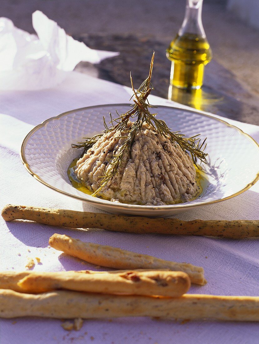 Rillettes d'espadon (Schwertfischpastete, Frankreich)