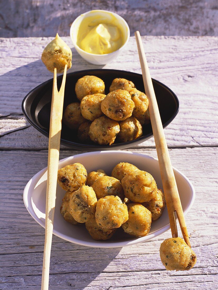 Beignets de morue (Stockfischbällchen, Frankreich)