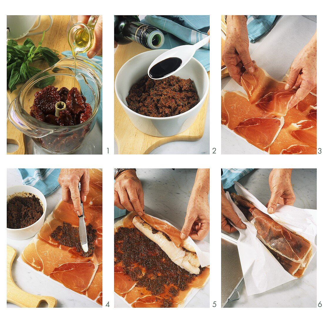 Preparing monkfish Italian style