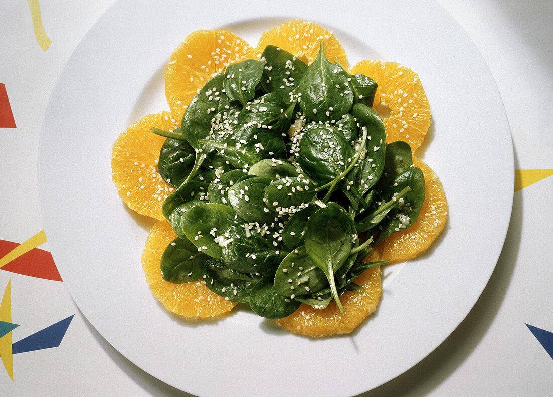 Spinach Salad with Oranges