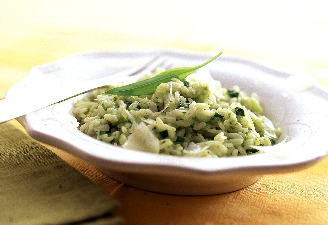 Risotto verde (Bärlauchrisotto), Lombardei, Italien