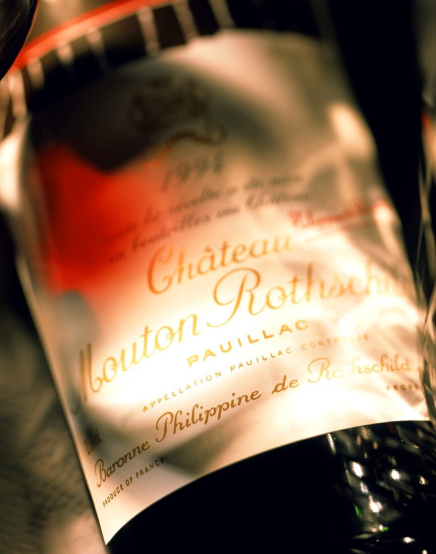 Chateau Mouton Rothschild 1994 bottle label