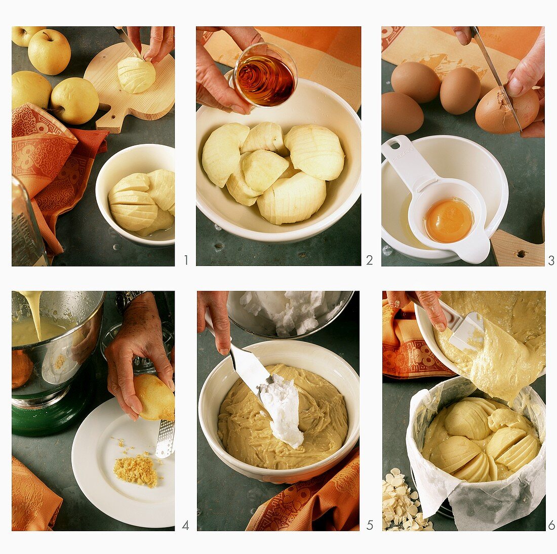 Italienischen Apfelkuchen zubereiten