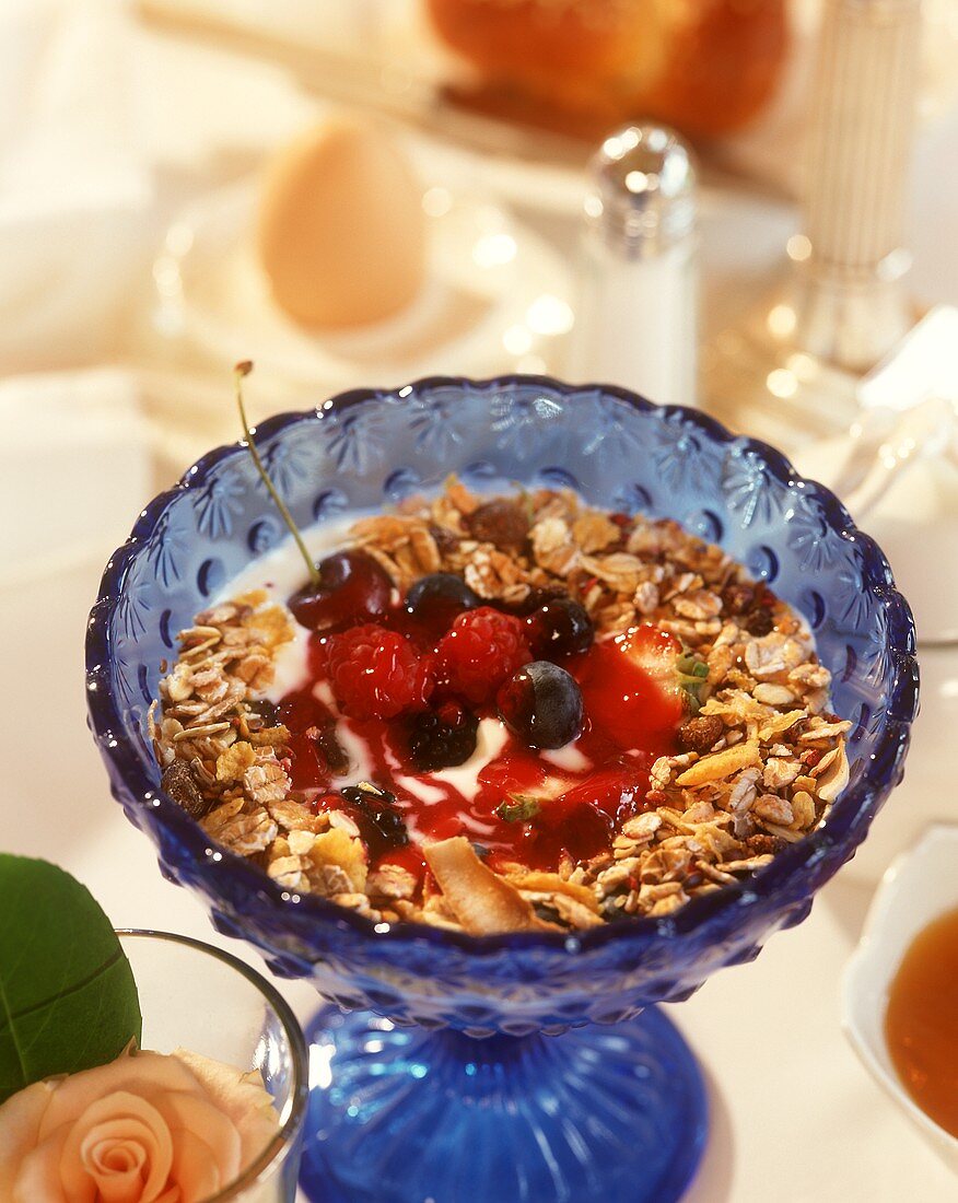 Muesli with fruit