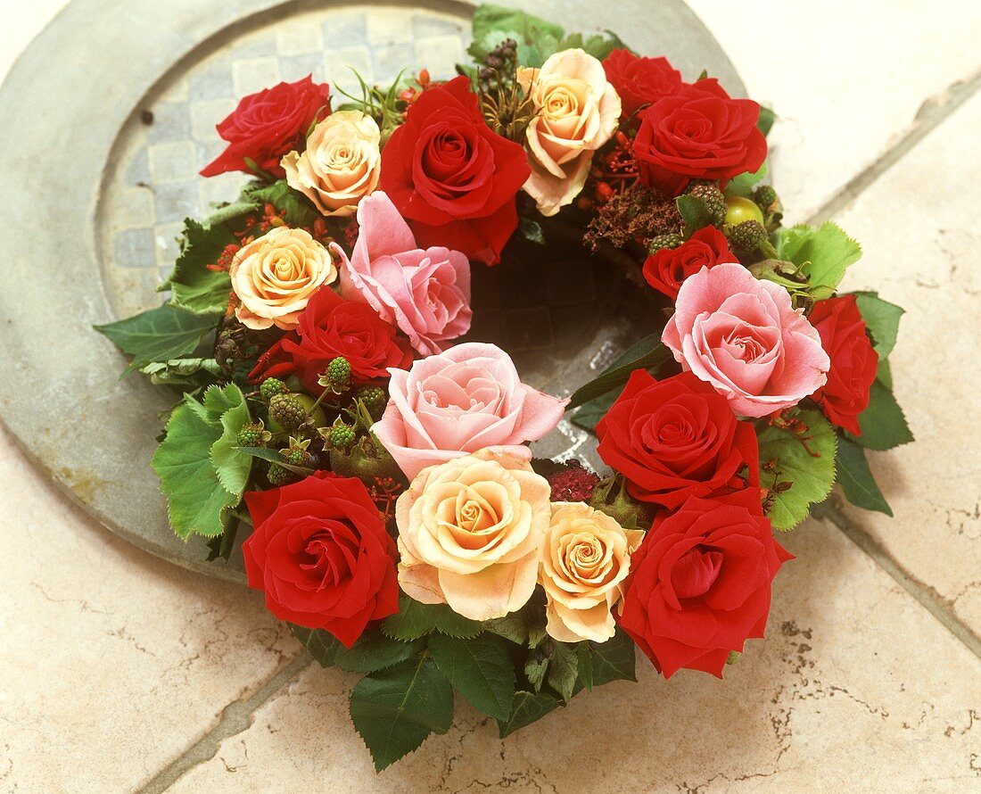 Wreath of roses