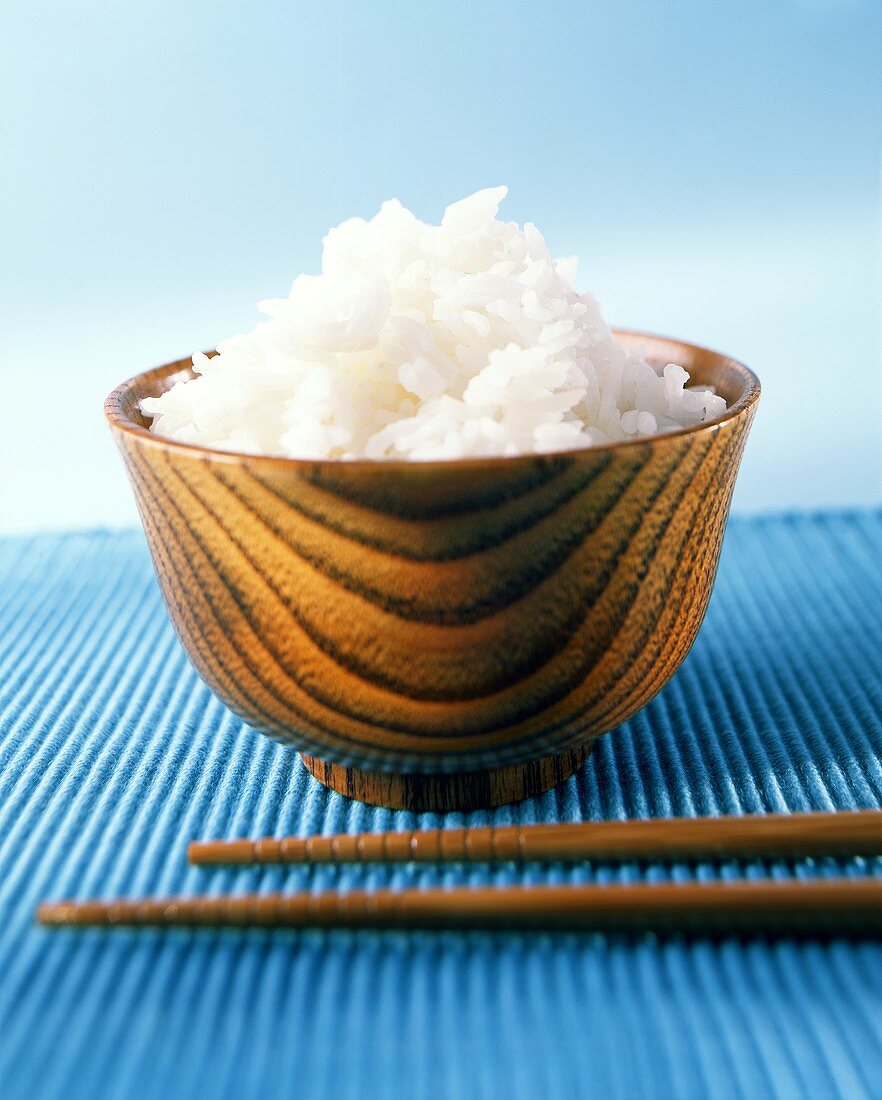 Basmati rice in a bowl