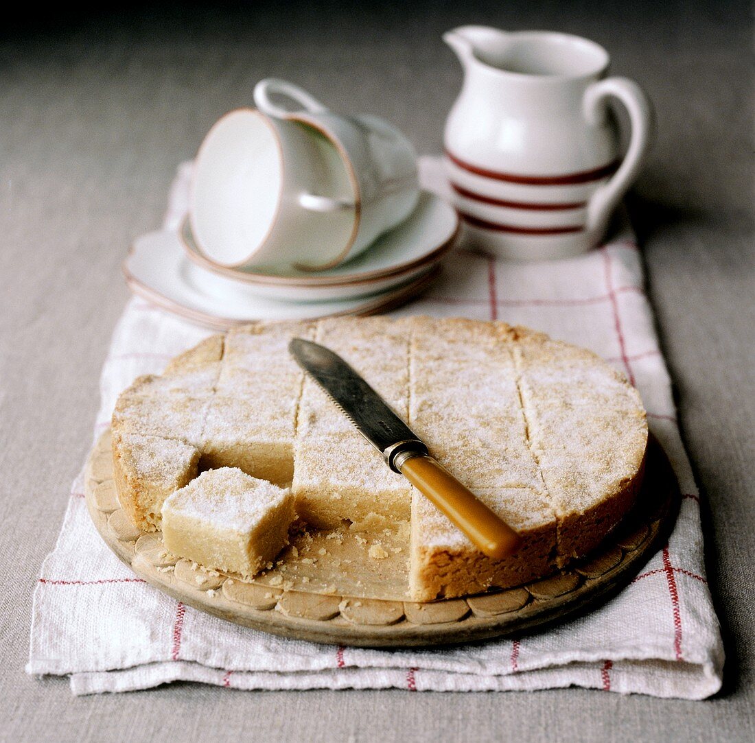 Shortbread, angeschnitten