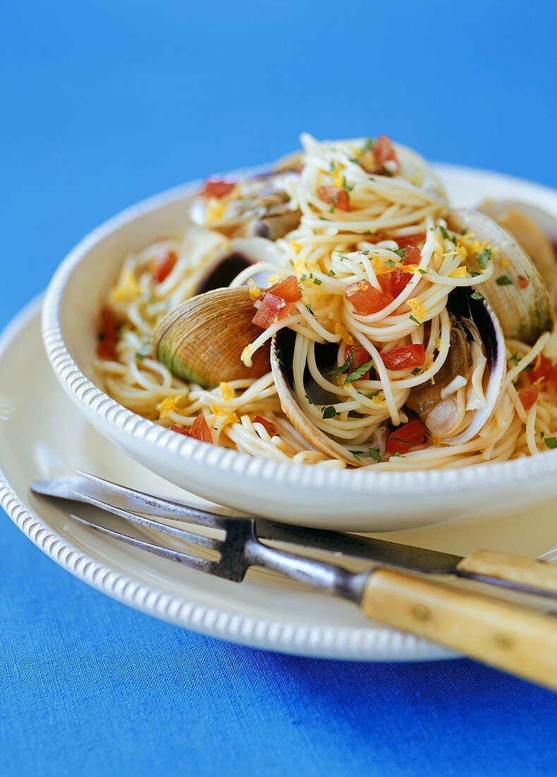 Spaghettini mit Muscheln