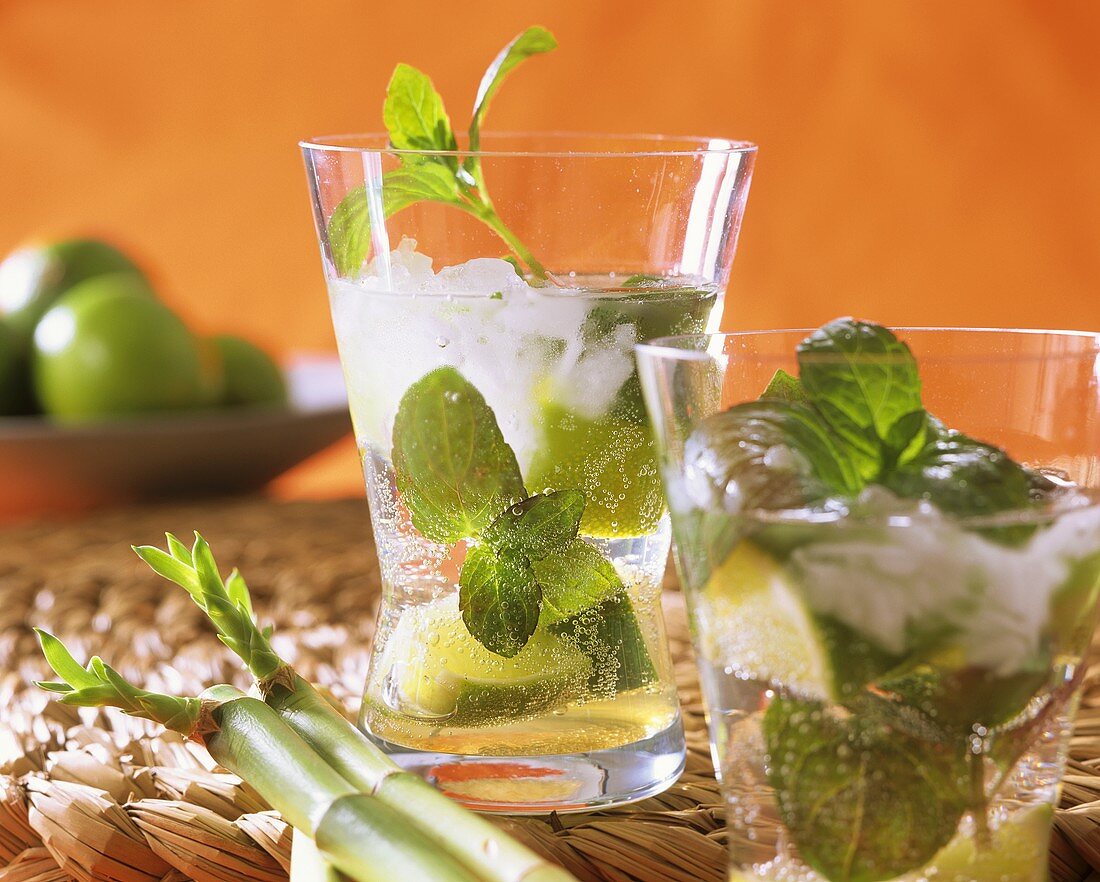 Zwei Gläser Mojito