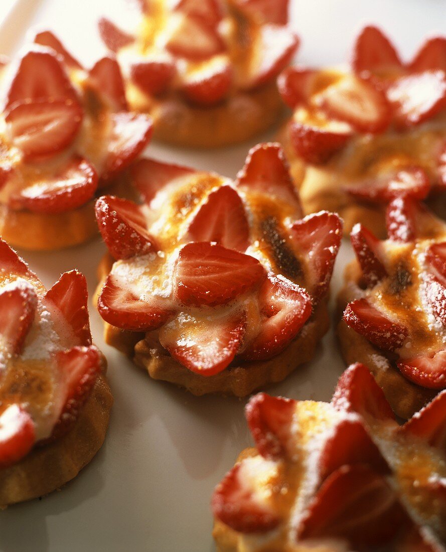 Sablés à la Fraise (Butterplätzchen mit Erdbeeren, Frankreich)