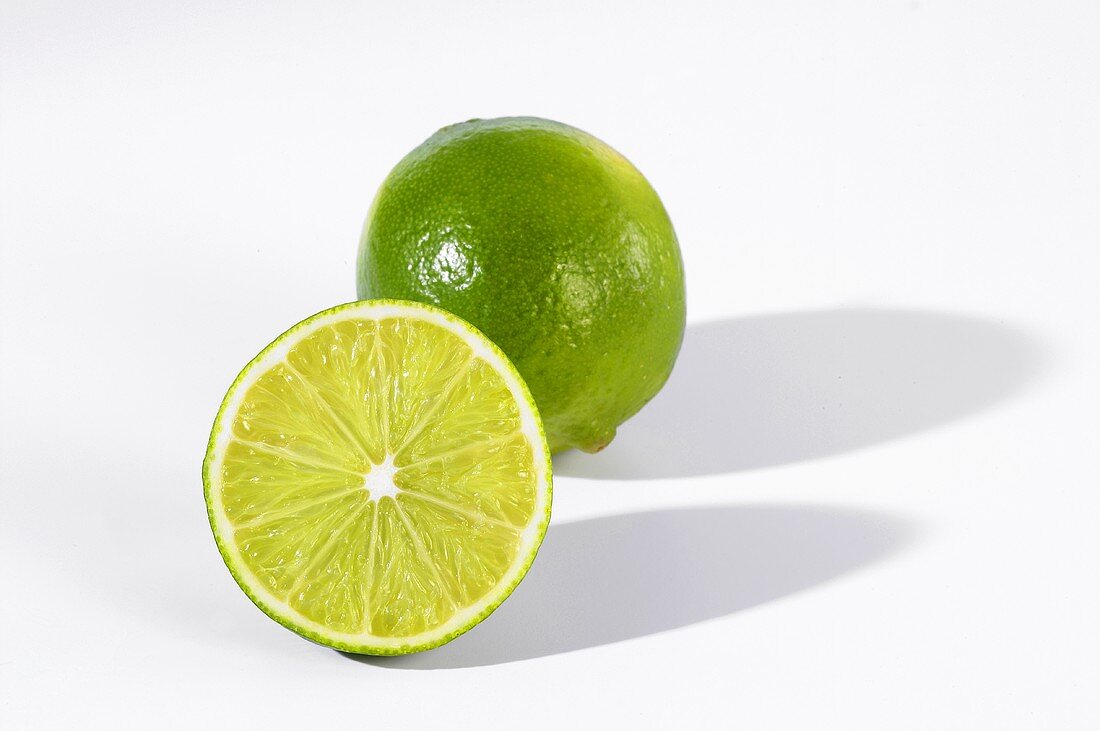 One whole and one half lime