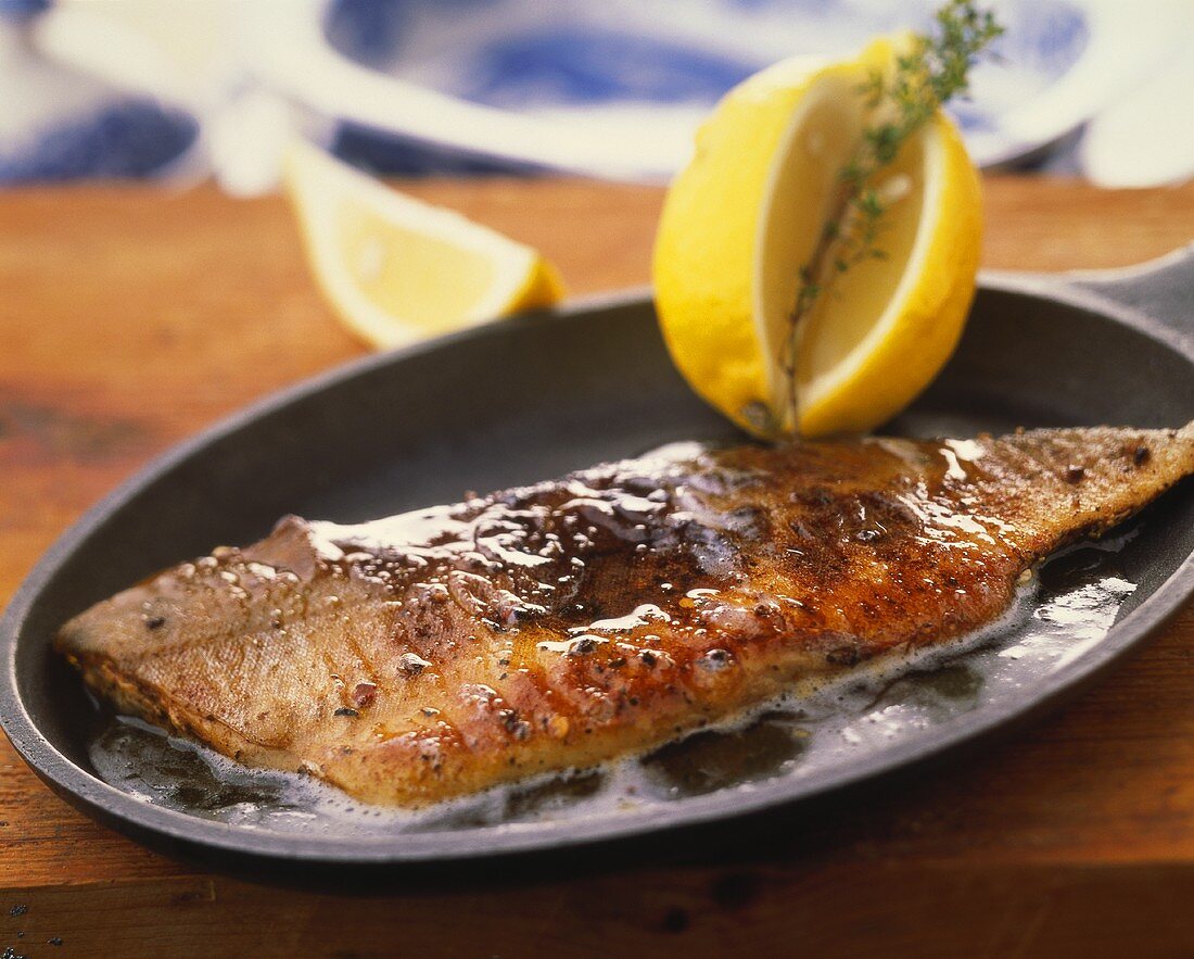 Lachsfilet in Butter