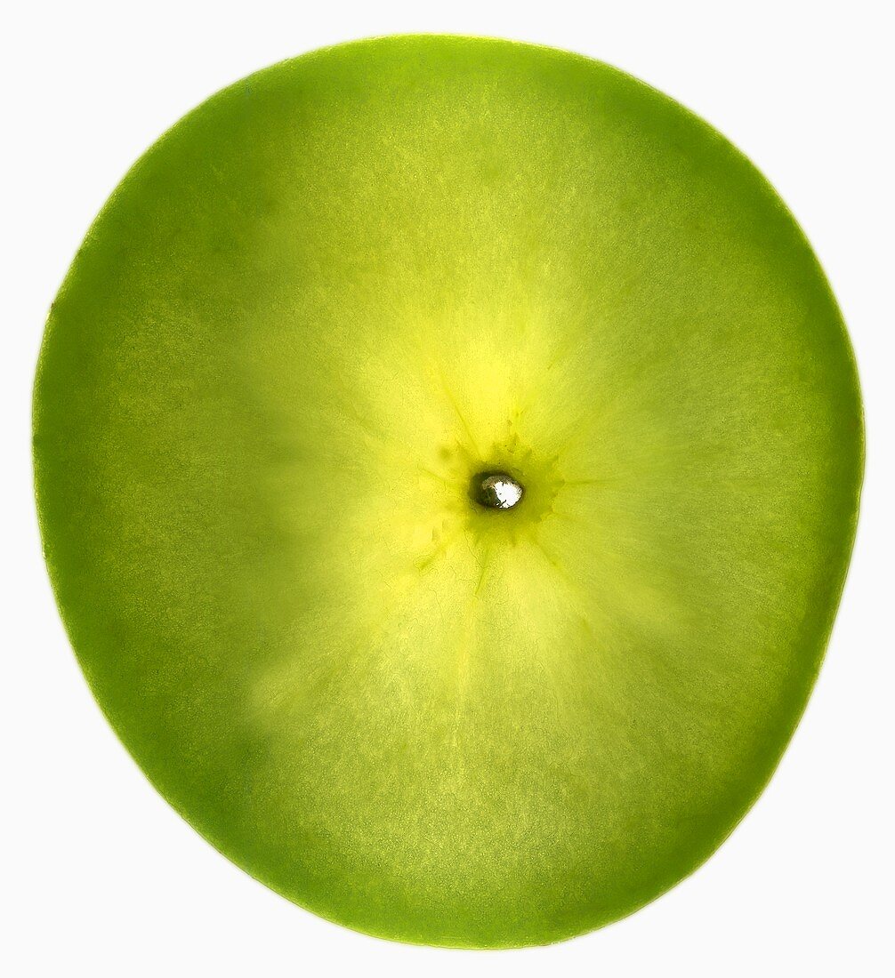 A 'Granny Smith' apple (close-up)