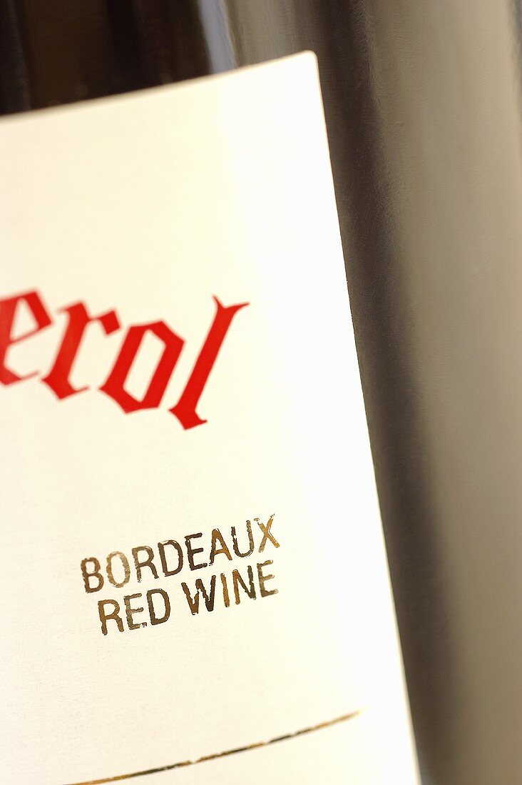 Etikett eines Bordeaux
