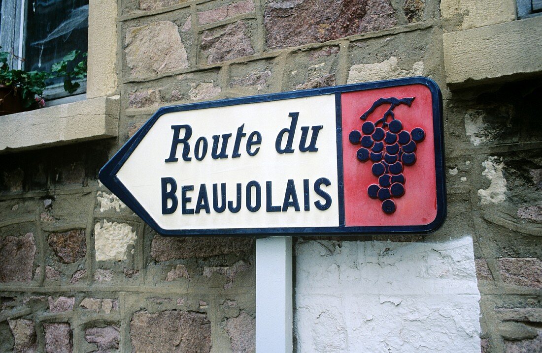 Moulin a vent, Beaujolais, Burgund, Frankreich