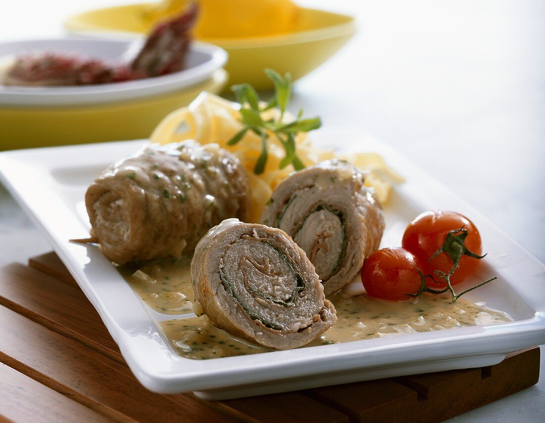 Involtini con la salvia (Rouladen mit Schinken & Salbei)