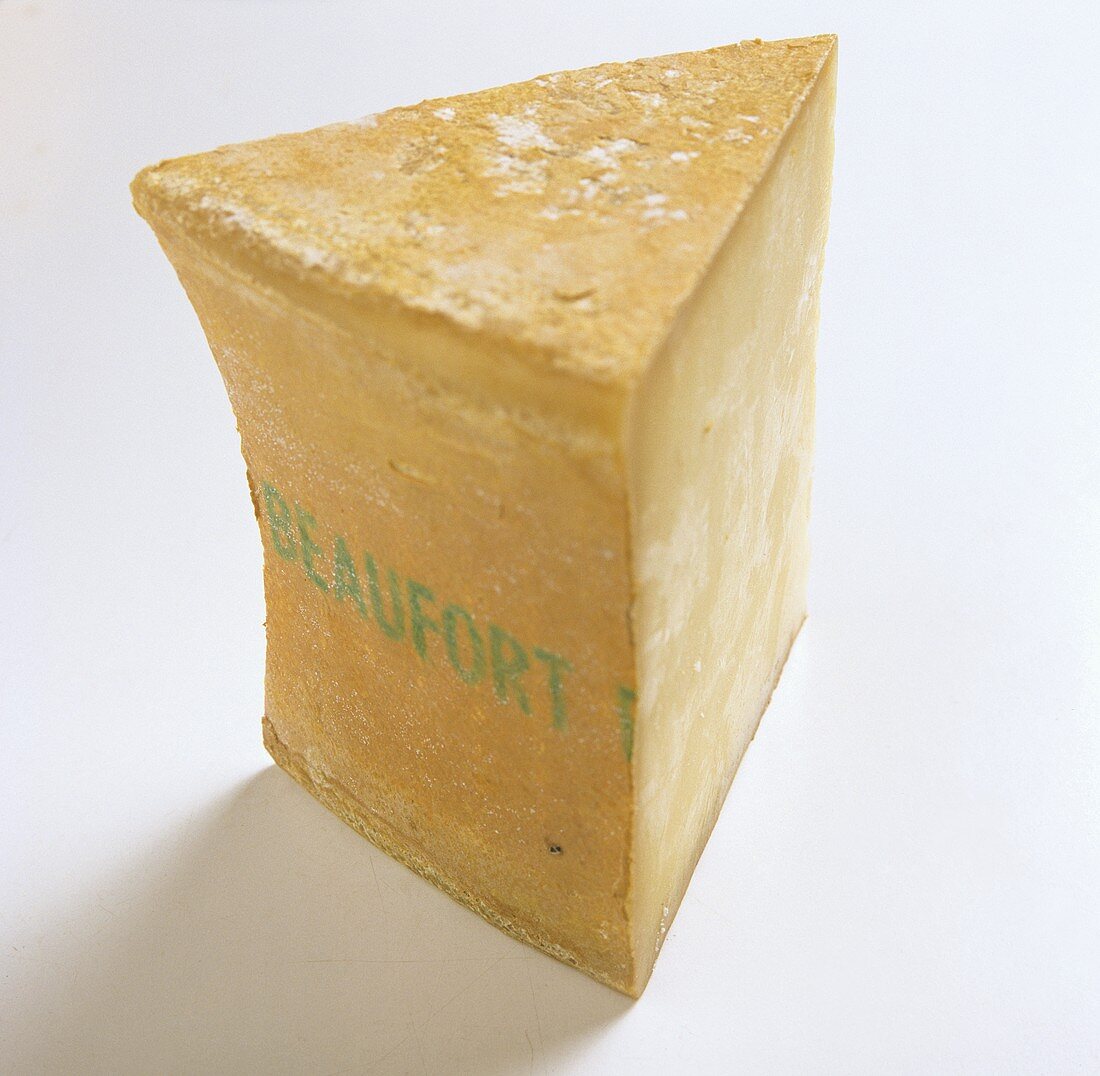 A piece of Beaufort (French hard cheese)