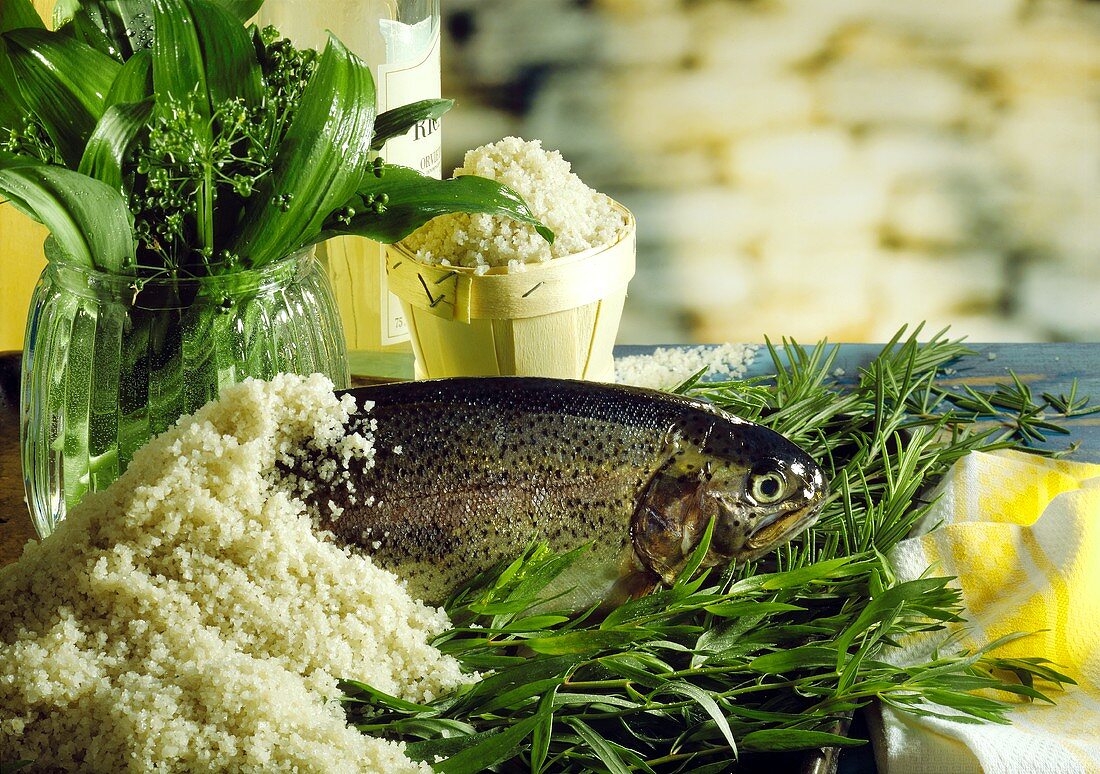 Trout with Fresh Herbs