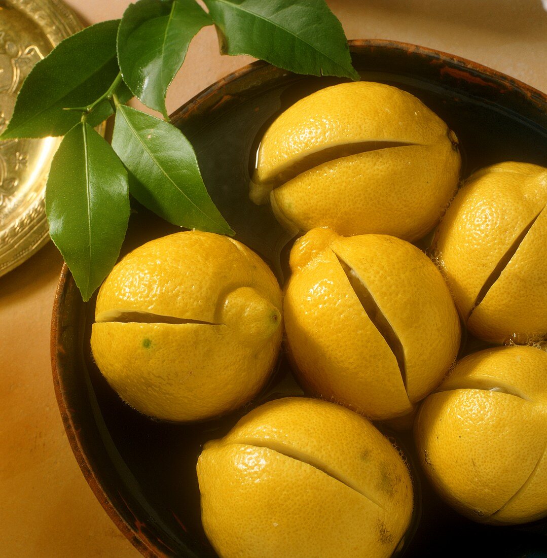 Moroccan lemons in syrup