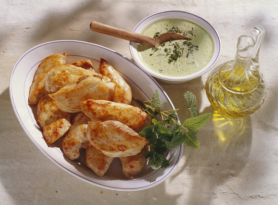 Chicken Breast with Herb Mayonnaise