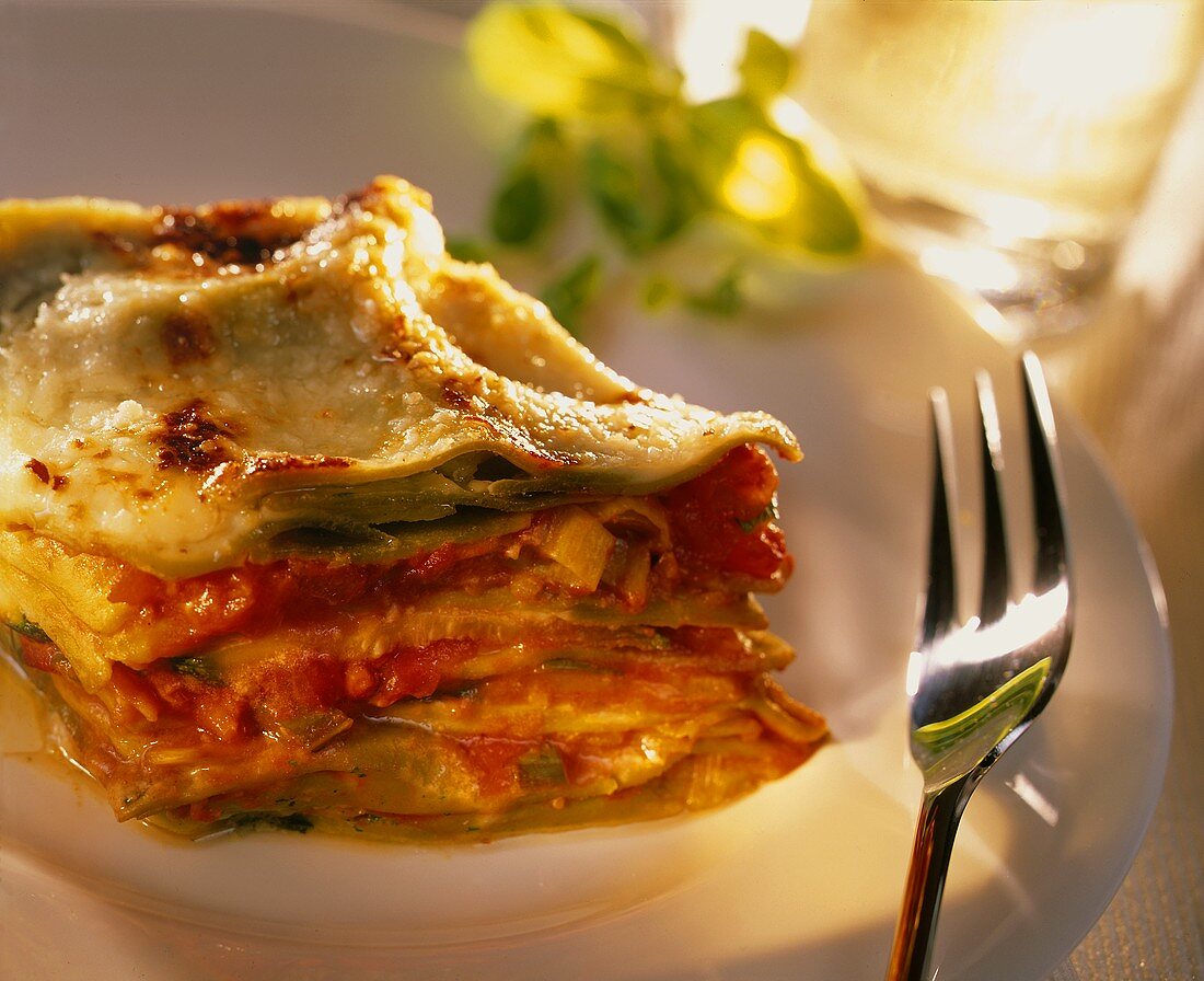 Lasagne vegetariane (Gemüselasagne), Emilia-Romagna, Italien