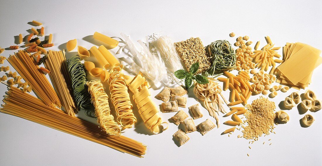 Several Types of Assorted Pasta