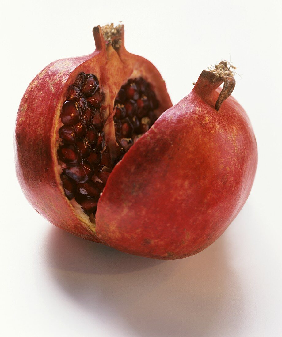 Pomegranate, cut into two halves