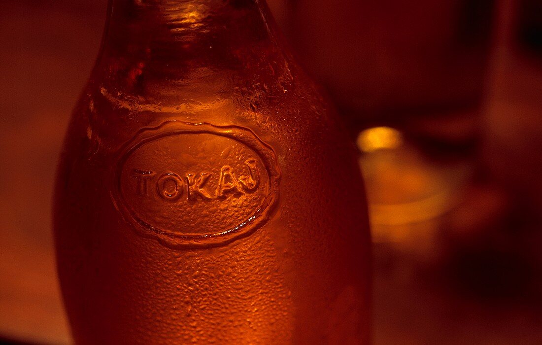An old Tokajer bottle